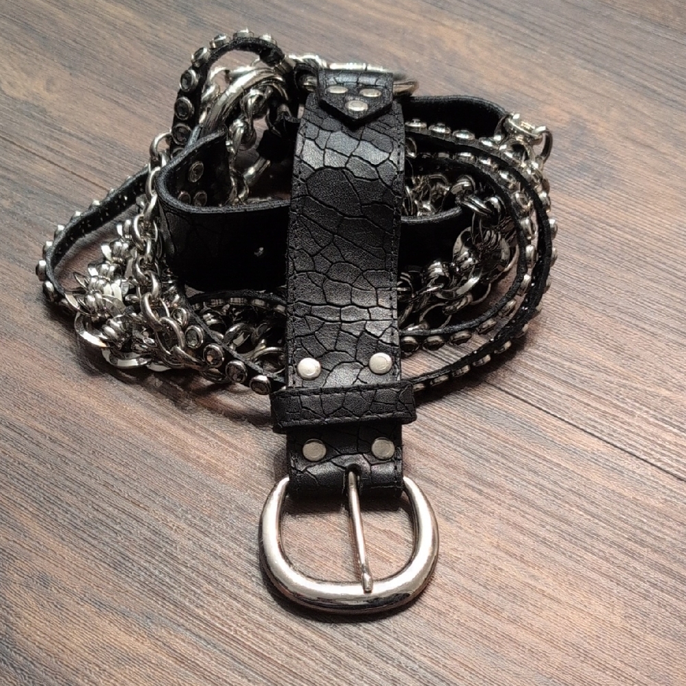 Black and Silver Women's Belt